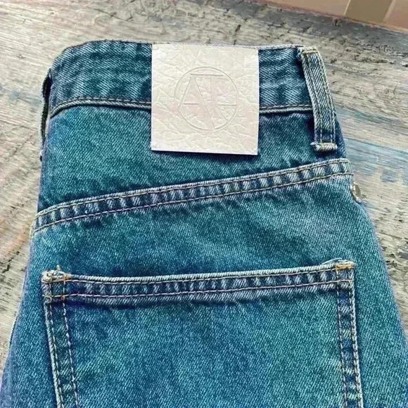 TABLE Jeans Two Tone Flare Bottom Size 1 - Picture 2 of 10